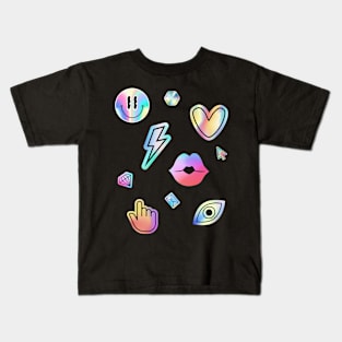 Gradient stickers Kids T-Shirt